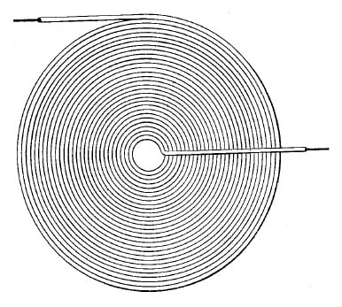 tesla flat spiral coil to generate scalar energy